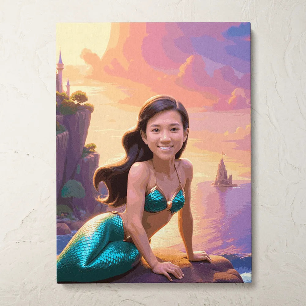 Zestaw do malowania numerami „Mermaid Majesty”