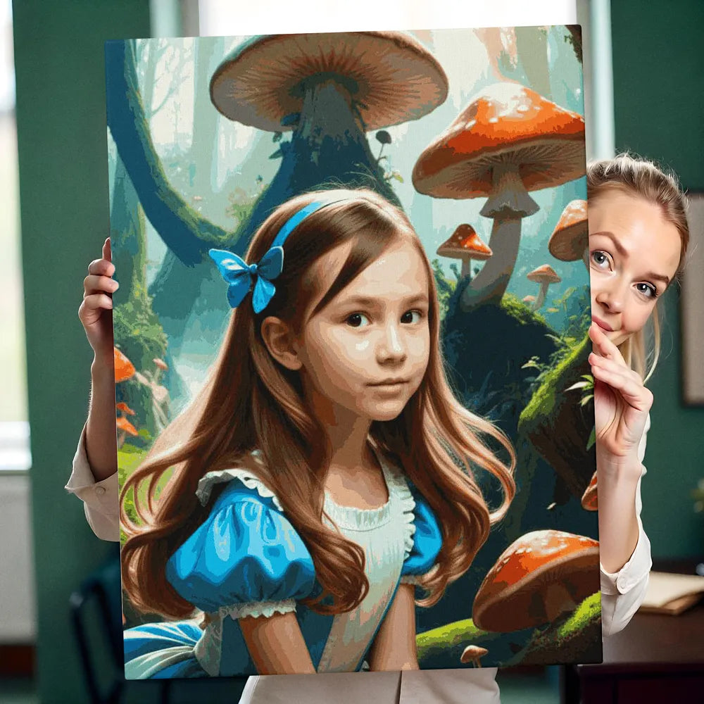 Zestaw do malowania po numerach„Świat grzybów”