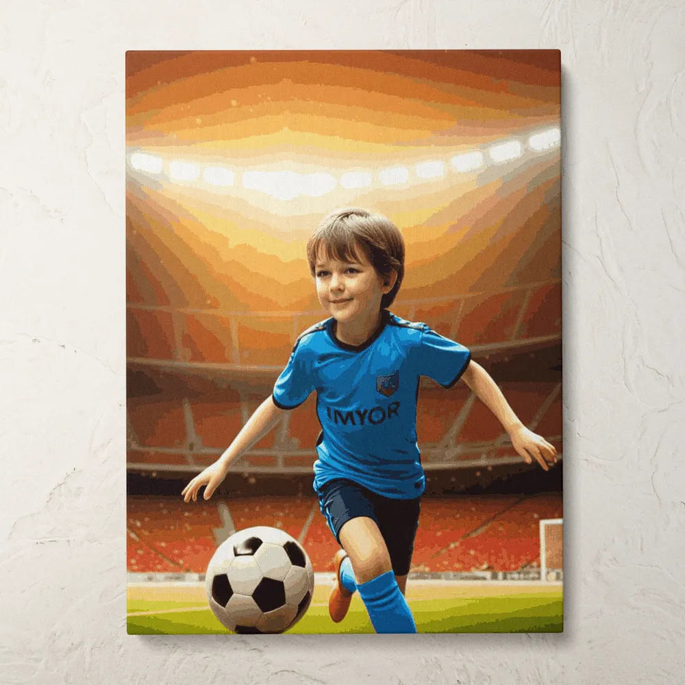 Zestaw malowania po numerach Paint by Numbers „Soccer Star”