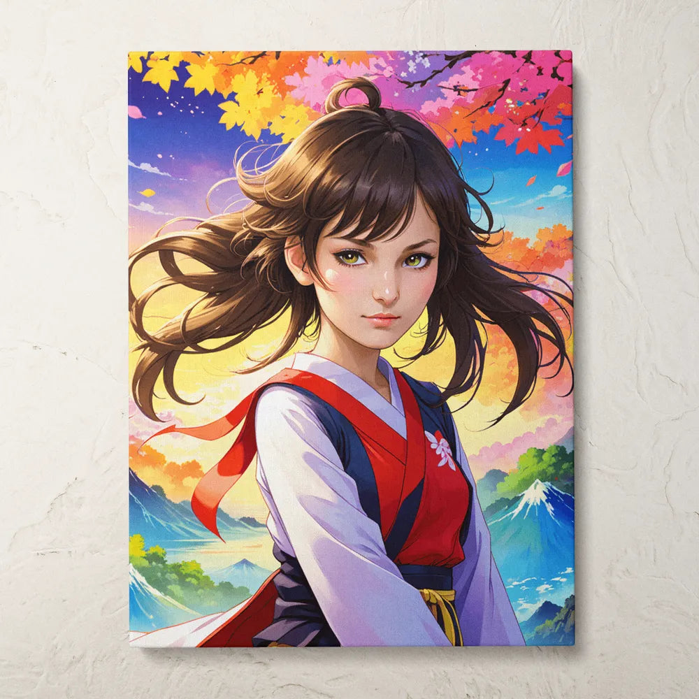 Zestaw do malowania po numerach „Mistyczna Maiden”.