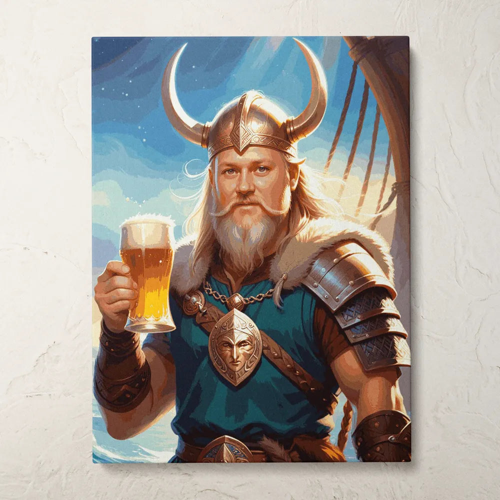 Zestaw do malowania po numerach „Mój Wiking”.