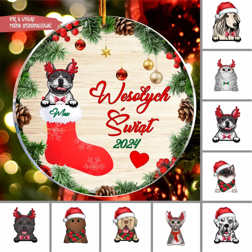 Ozdoba Wesołych Świąt