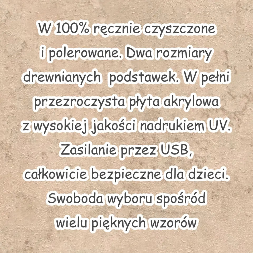 Lampka nocna - Tęcza