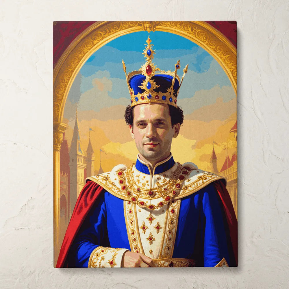 Zestaw do malowania po numerach „Król Królewski”