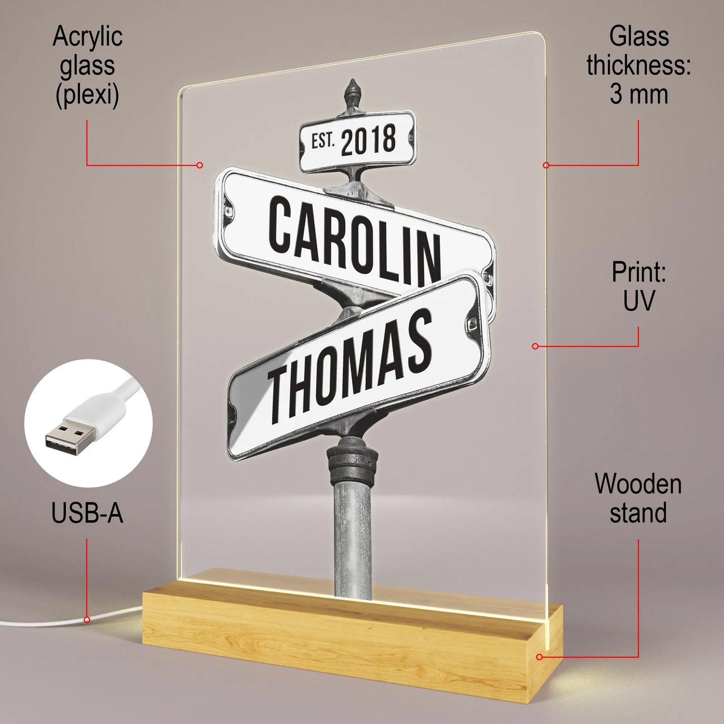 Spersonalizowany znak uliczny - Ślub Pary