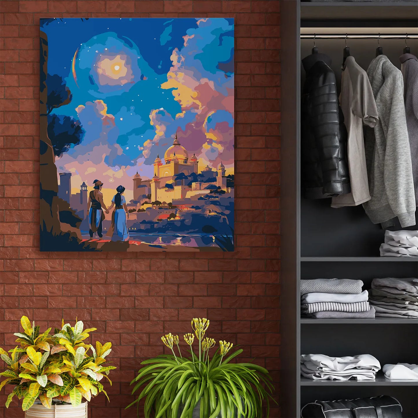 Obraz Po Numerach "Baśniowy Aladyn" – Malowanie po Numerach, Relaks, Hobby, Dekoracja do Domu