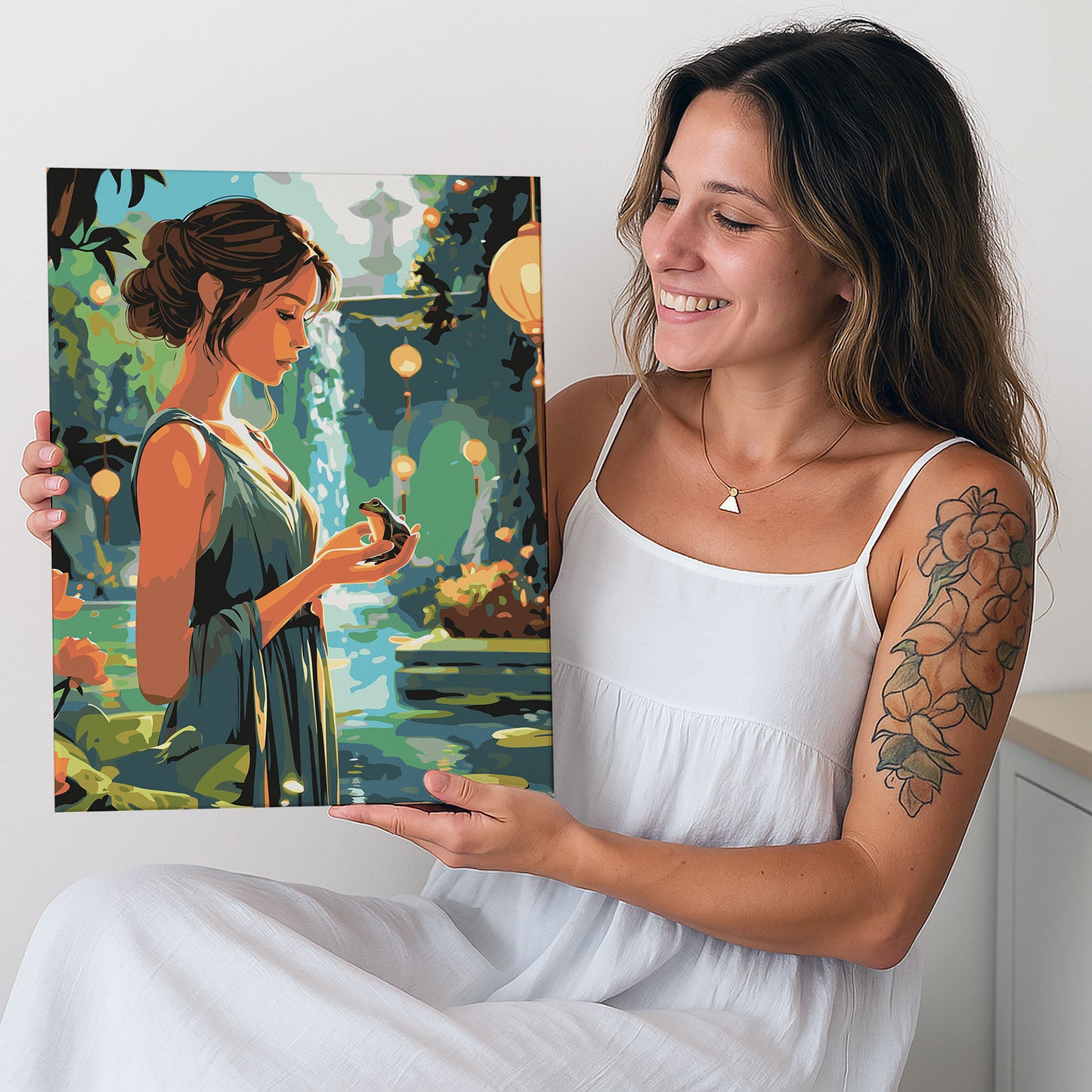 Obraz Po Numerach "Księżniczka i Żaba"