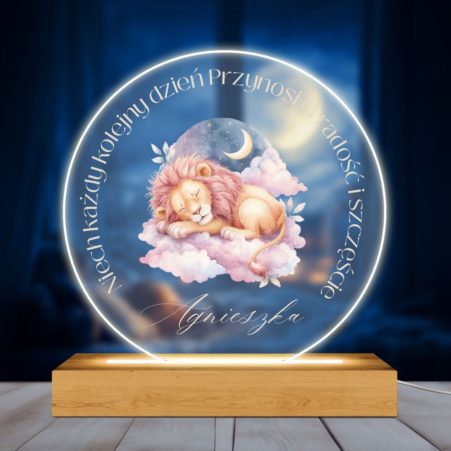 Personalizowana lampa LED – Pierwsze wspomnienia z imieniem dziecka