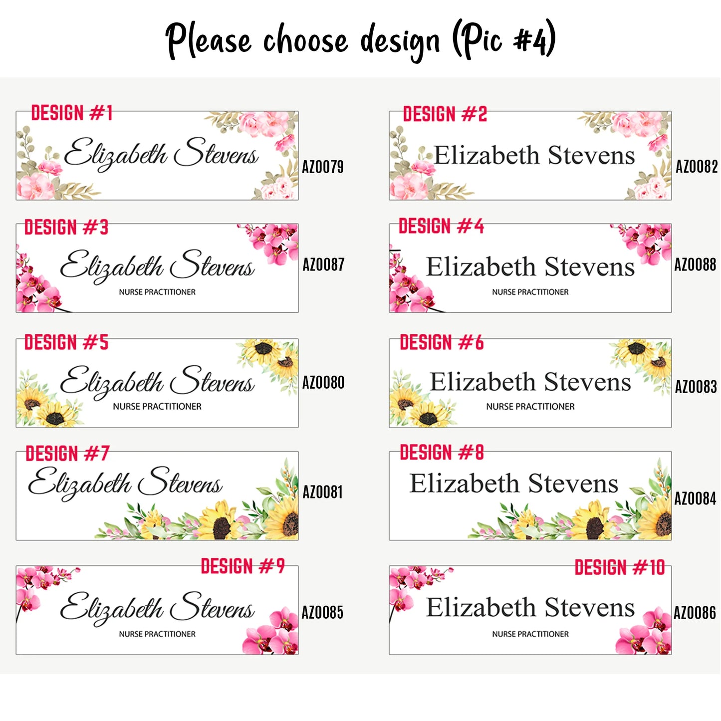 Spersonalizowana akrylowa tabliczka na biurko