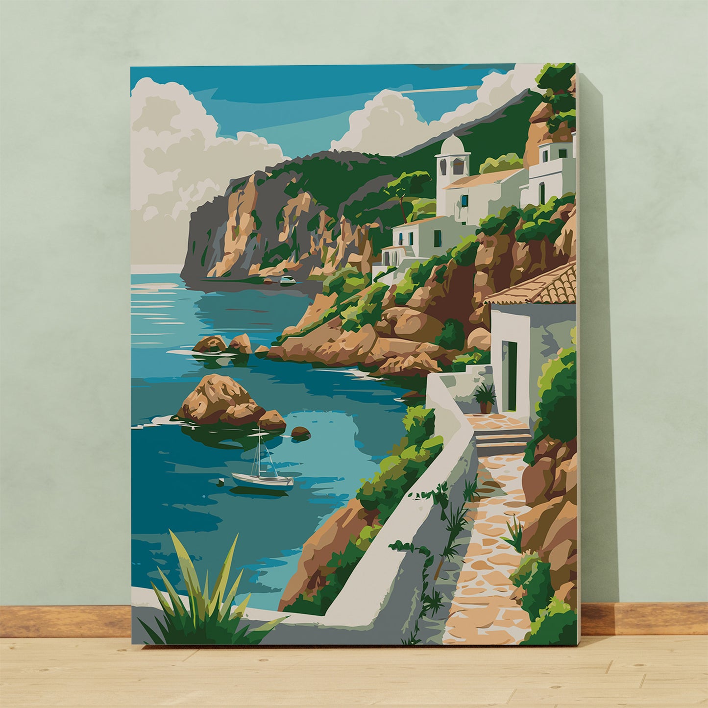 Śródziemnomorskie Wybrzeże z Białymi Domami