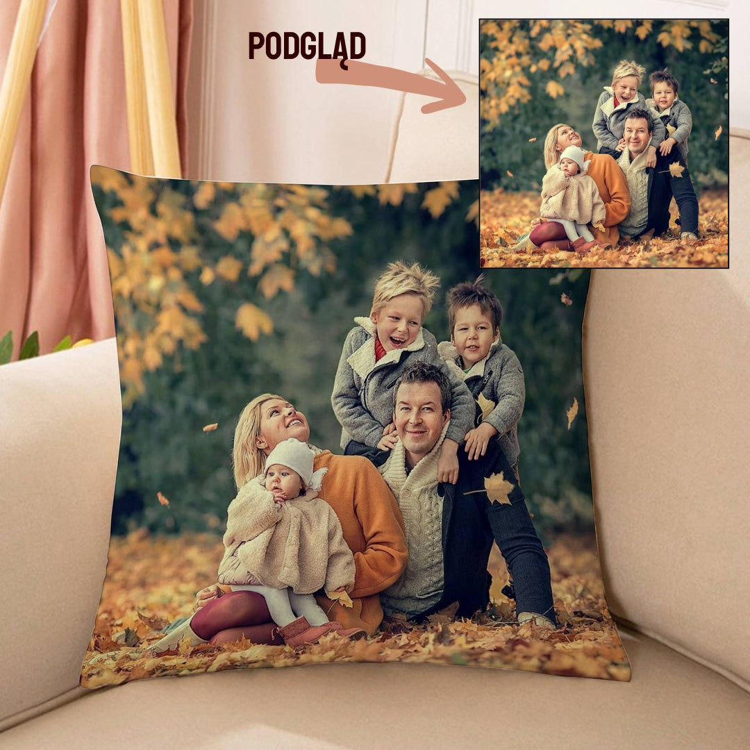 Poduszka ze Zdjęciem Kota – Spersonalizowany Prezent Dla Miłośników Zwierząt 🐾
