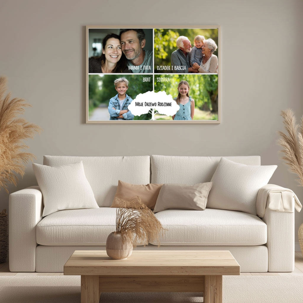 Puzzle Moje Drzewo Rodzinne – Personalizowany Prezent z Twoimi Zdjęciami