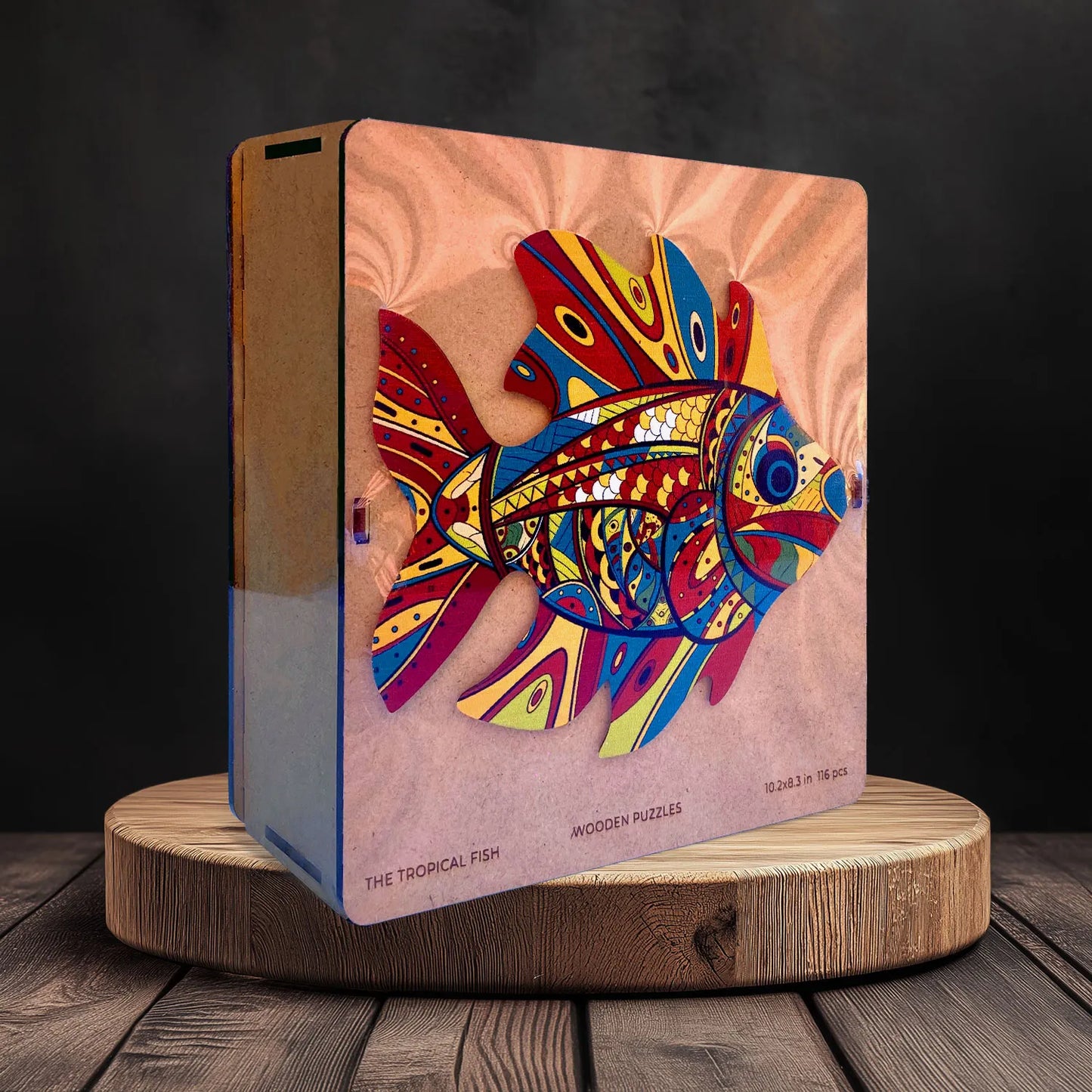 Puzzle Drewniane "Złota Ryba"