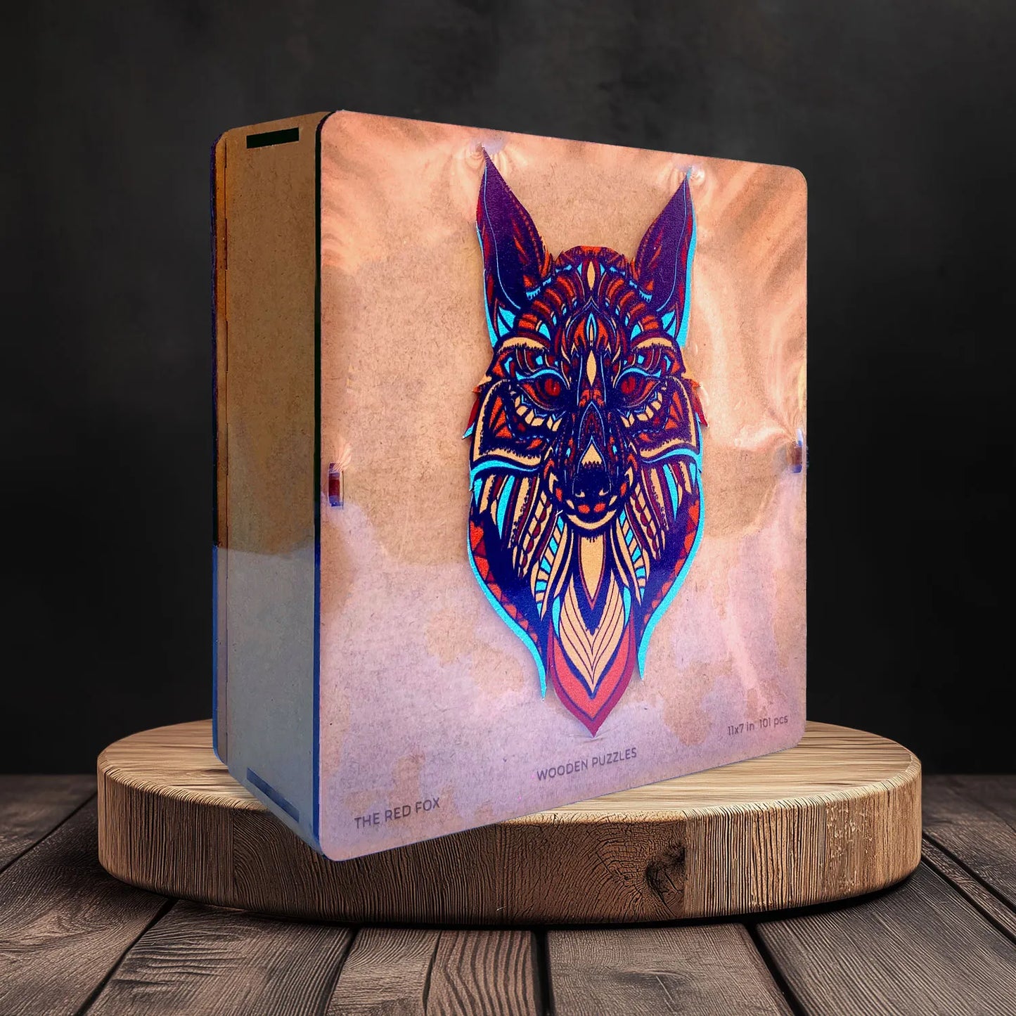 Puzzle Drewniane "Złoty Lis"