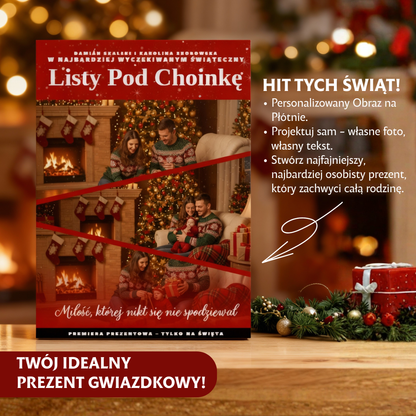 Personalizowany Obraz Świąteczny na Płótnie z Twoim Zdjęciem – Najbardziej Magiczny Prezent Pod Choinkę