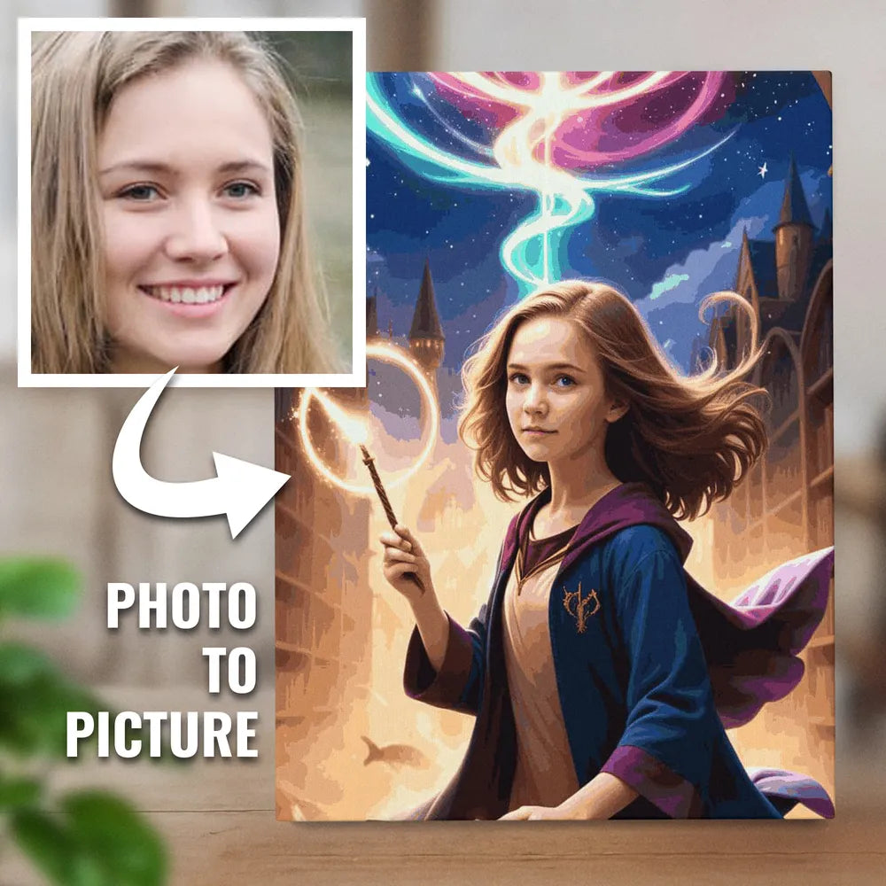 Zestaw do malowania po numerach „Magiczna czarodziejka”