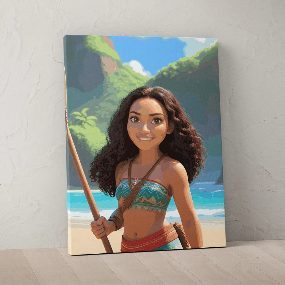 Zestaw Paint by Numbers „Poszukiwacz przygód na wyspie”