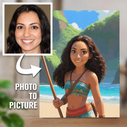 Zestaw Paint by Numbers „Poszukiwacz przygód na wyspie”