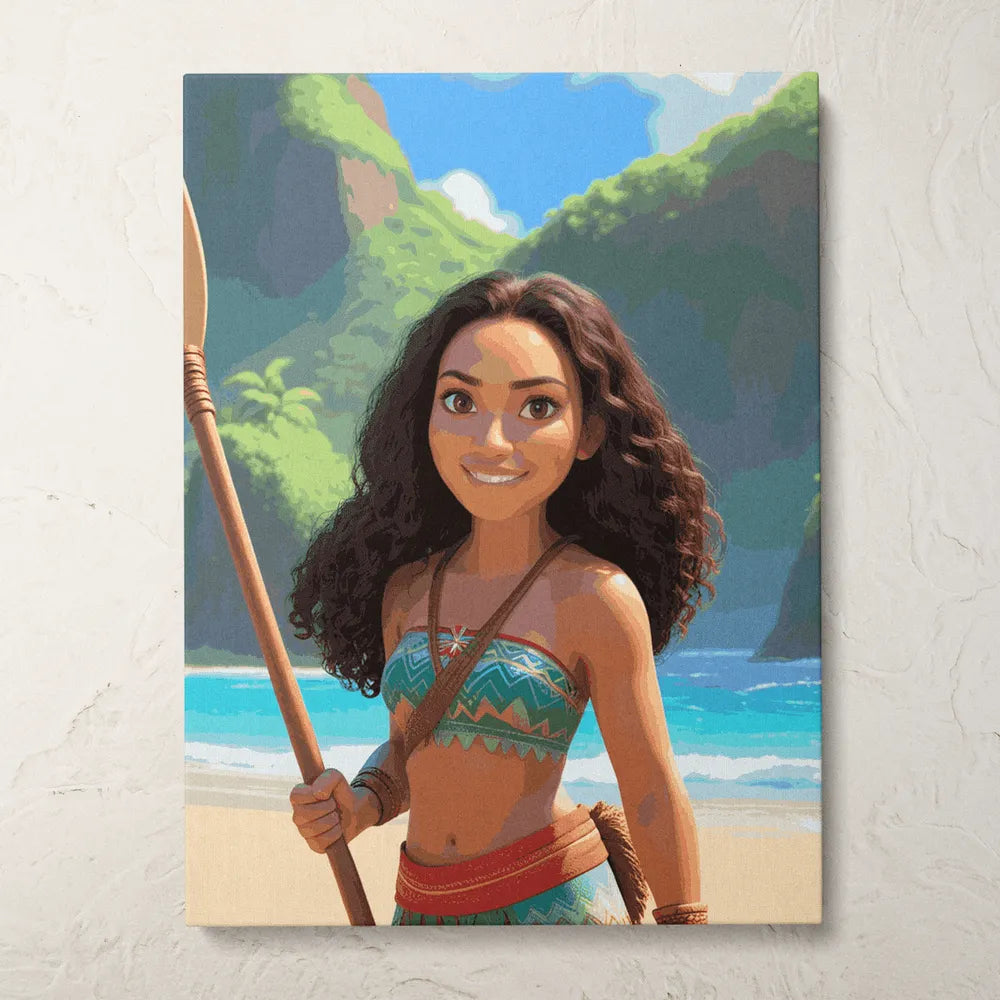 Zestaw Paint by Numbers „Poszukiwacz przygód na wyspie”