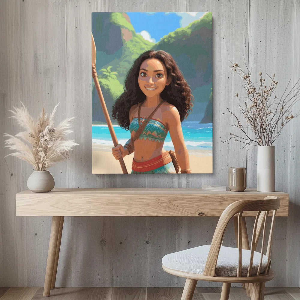 Zestaw Paint by Numbers „Poszukiwacz przygód na wyspie”