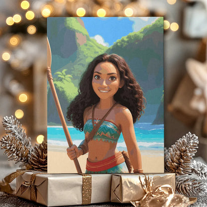 Zestaw Paint by Numbers „Poszukiwacz przygód na wyspie”