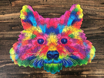 Puzzle Drewniane "Kolorowy Szop"