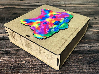 Puzzle Drewniane "Kolorowy Szop"