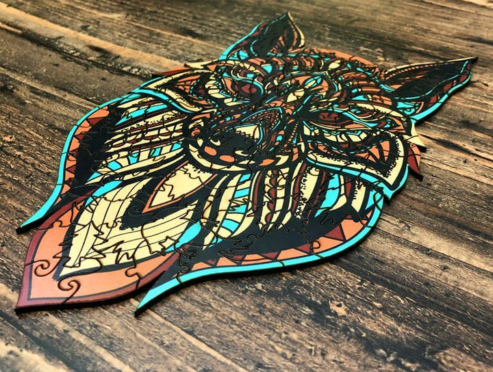 Puzzle Drewniane "Złoty Lis"