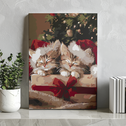 Malowania po Numerach - Kocięta w Prezentowej Paczce