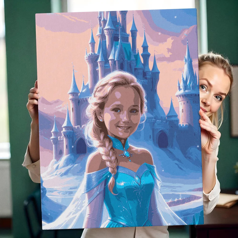 Zestaw do malowania numerami „Magia zimy”