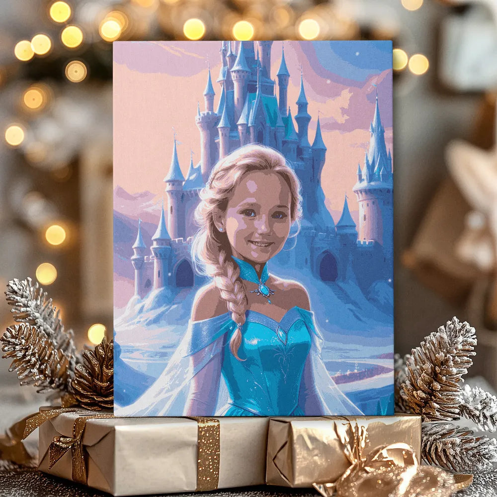 Zestaw do malowania numerami „Magia zimy”