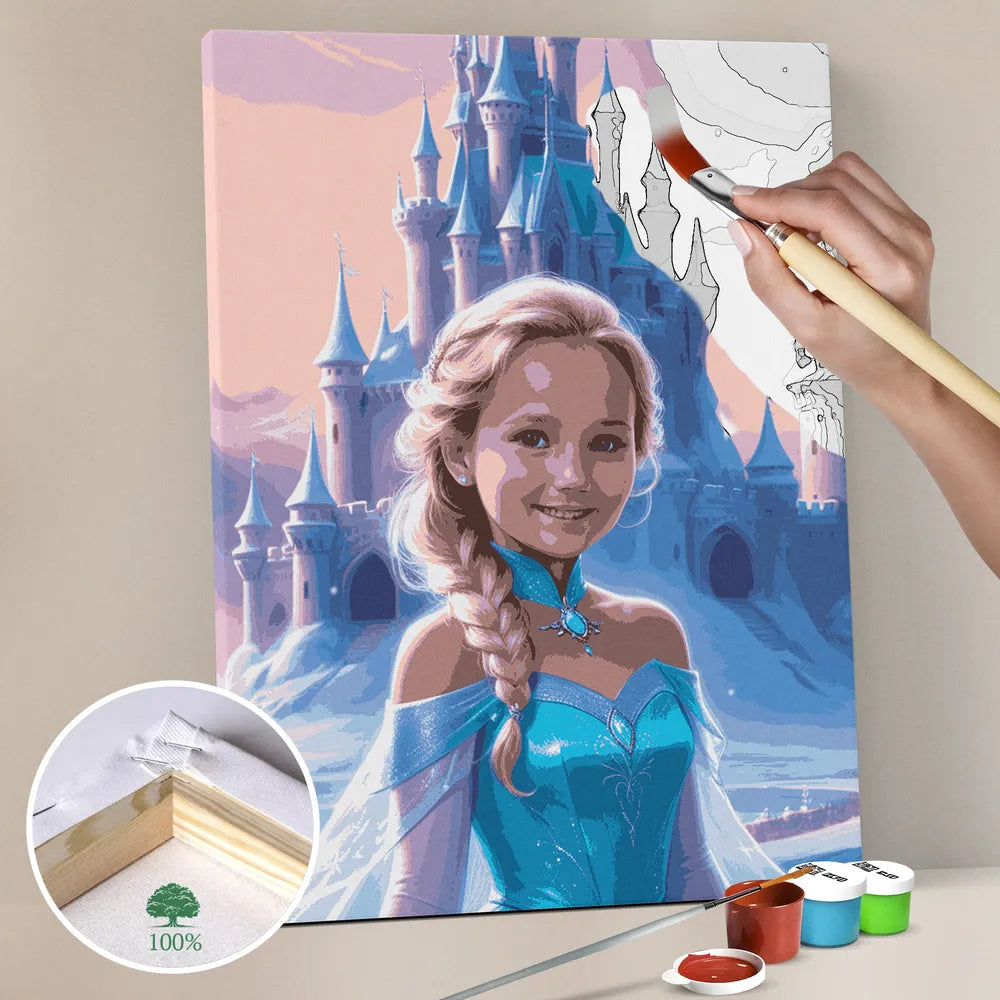 Zestaw do malowania numerami „Magia zimy”