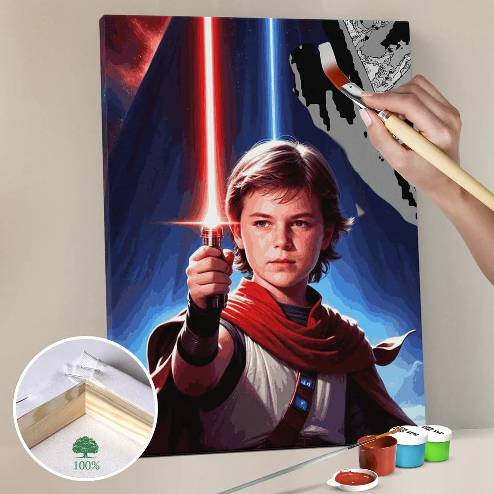 Zestaw do malowania „Kosmiczny wojownik”