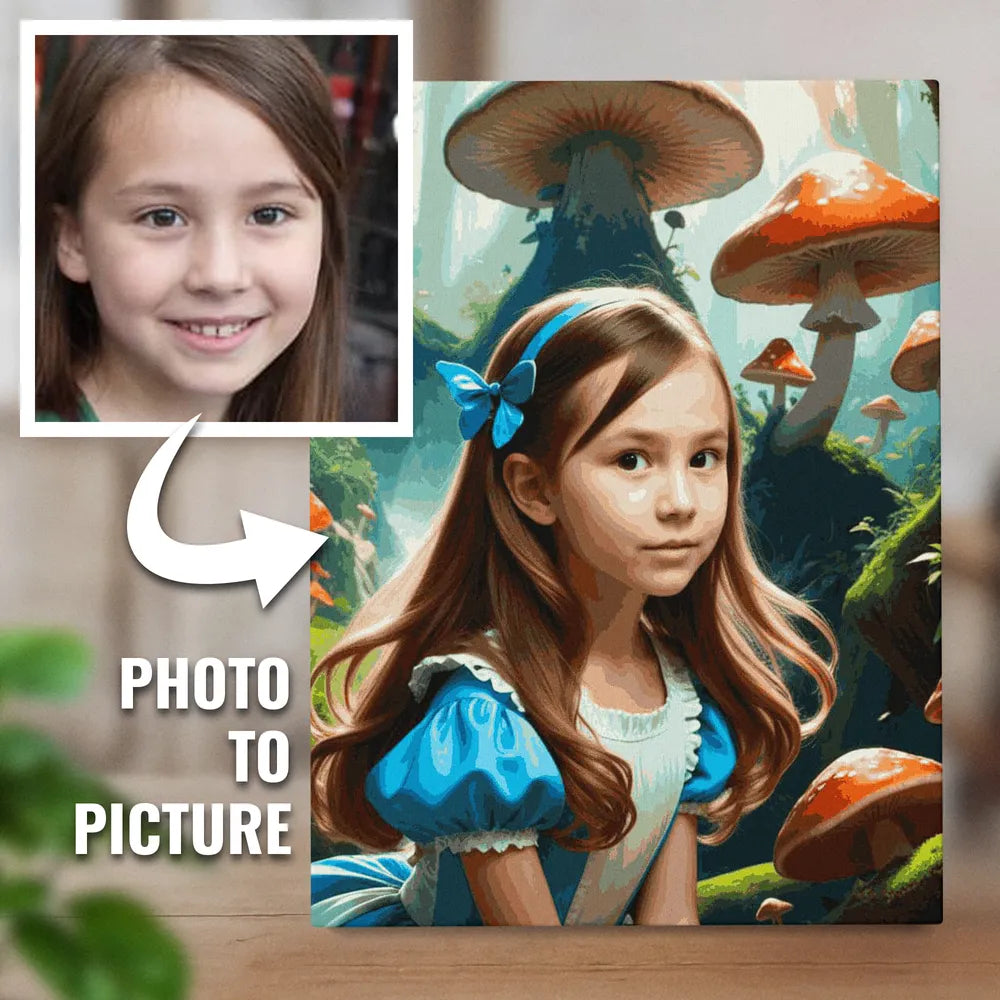 Zestaw  do malowania po numerach„Świat grzybów”