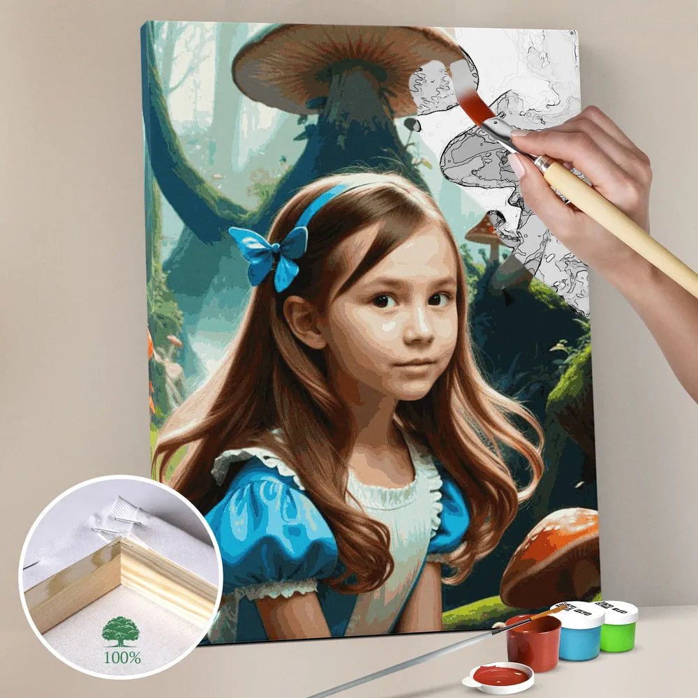 Zestaw  do malowania po numerach„Świat grzybów”