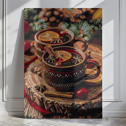 Malowania po Numerach - Zimowy Grzaniec