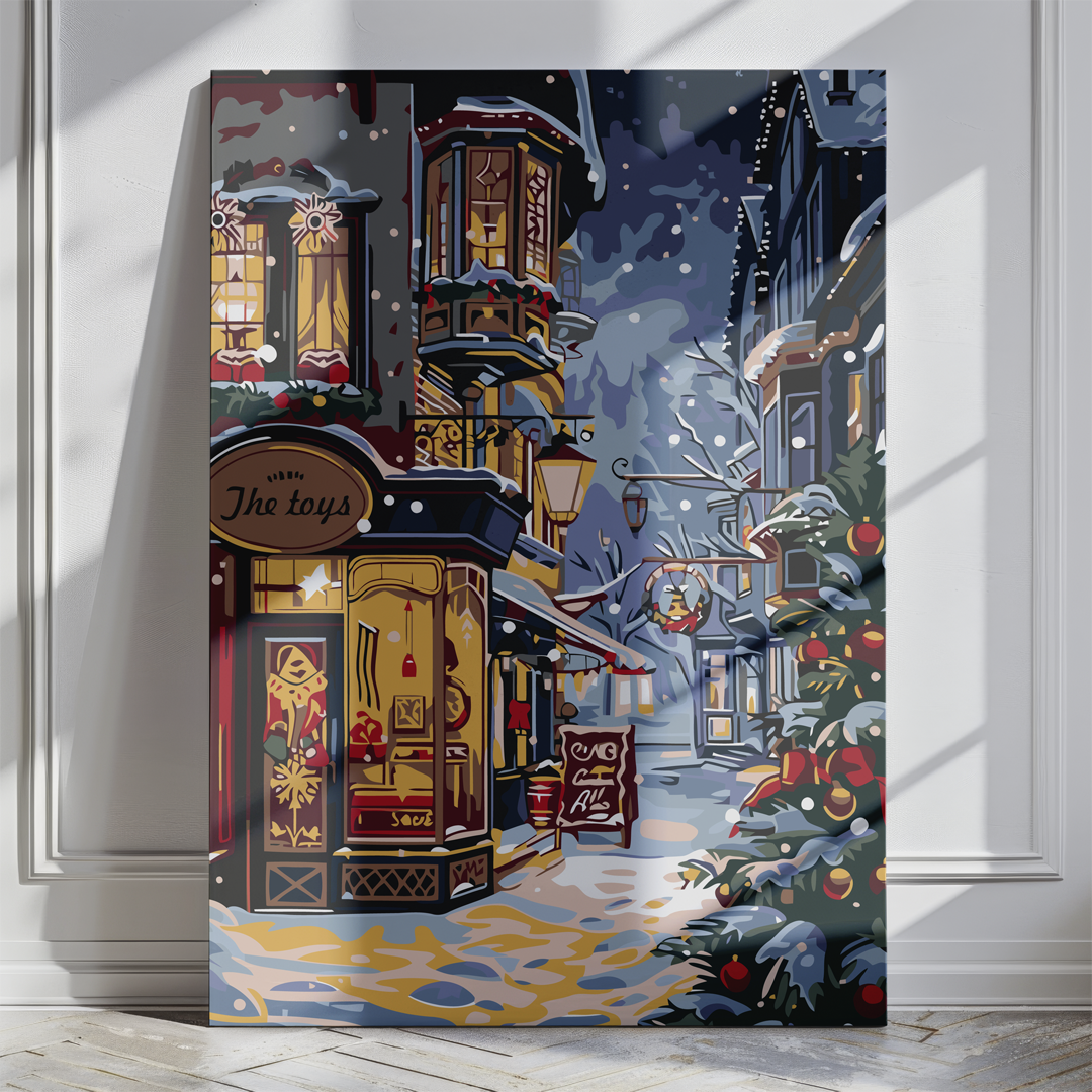 Malowania po Numerach - Świąteczna Uliczka