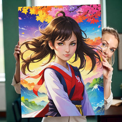 Zestaw do malowania po numerach „Mistyczna Maiden”.