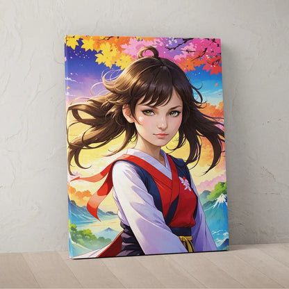 Zestaw do malowania po numerach „Mistyczna Maiden”.