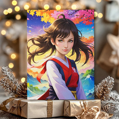 Zestaw do malowania po numerach „Mistyczna Maiden”.