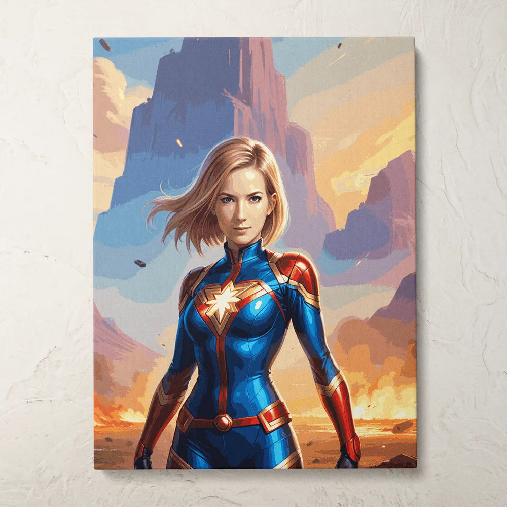 Zestaw do malowania po numerach „Scena bohaterska”.