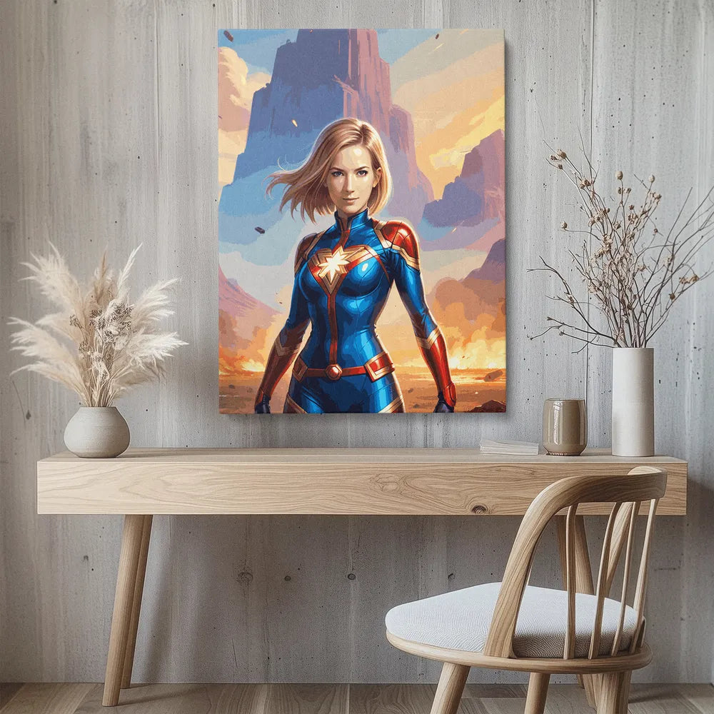 Zestaw do malowania po numerach „Scena bohaterska”.