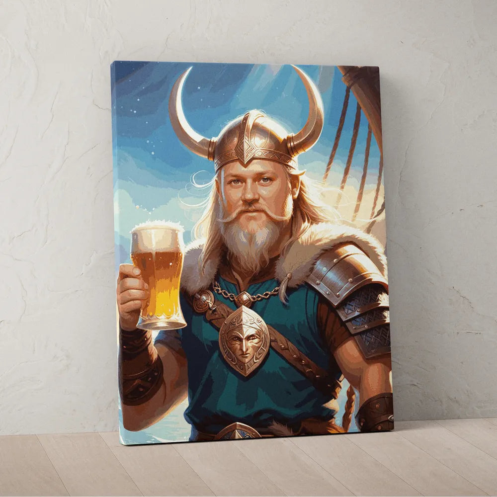 Zestaw do malowania po numerach „Mój Wiking”.