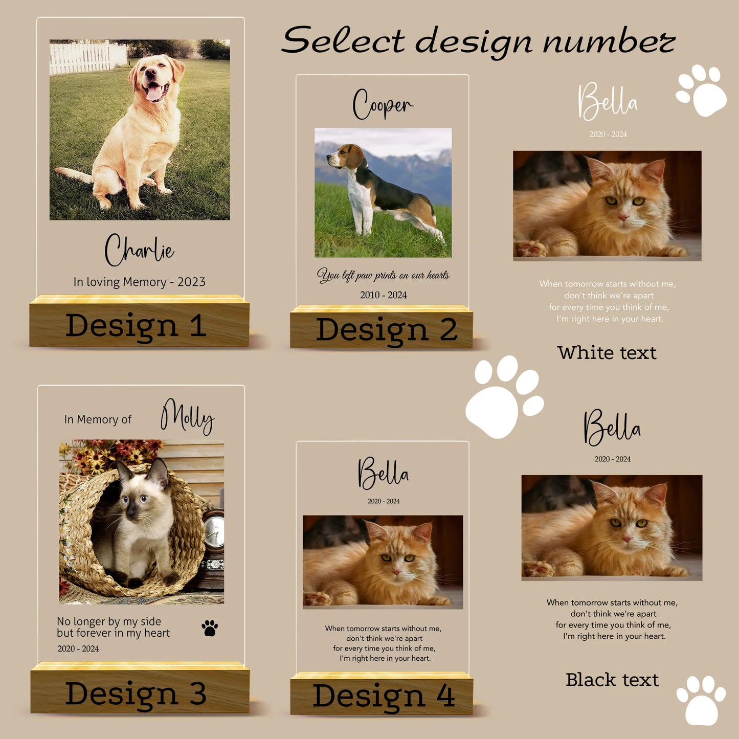 Tabliczka pamiątkowa dla zwierząt domowych