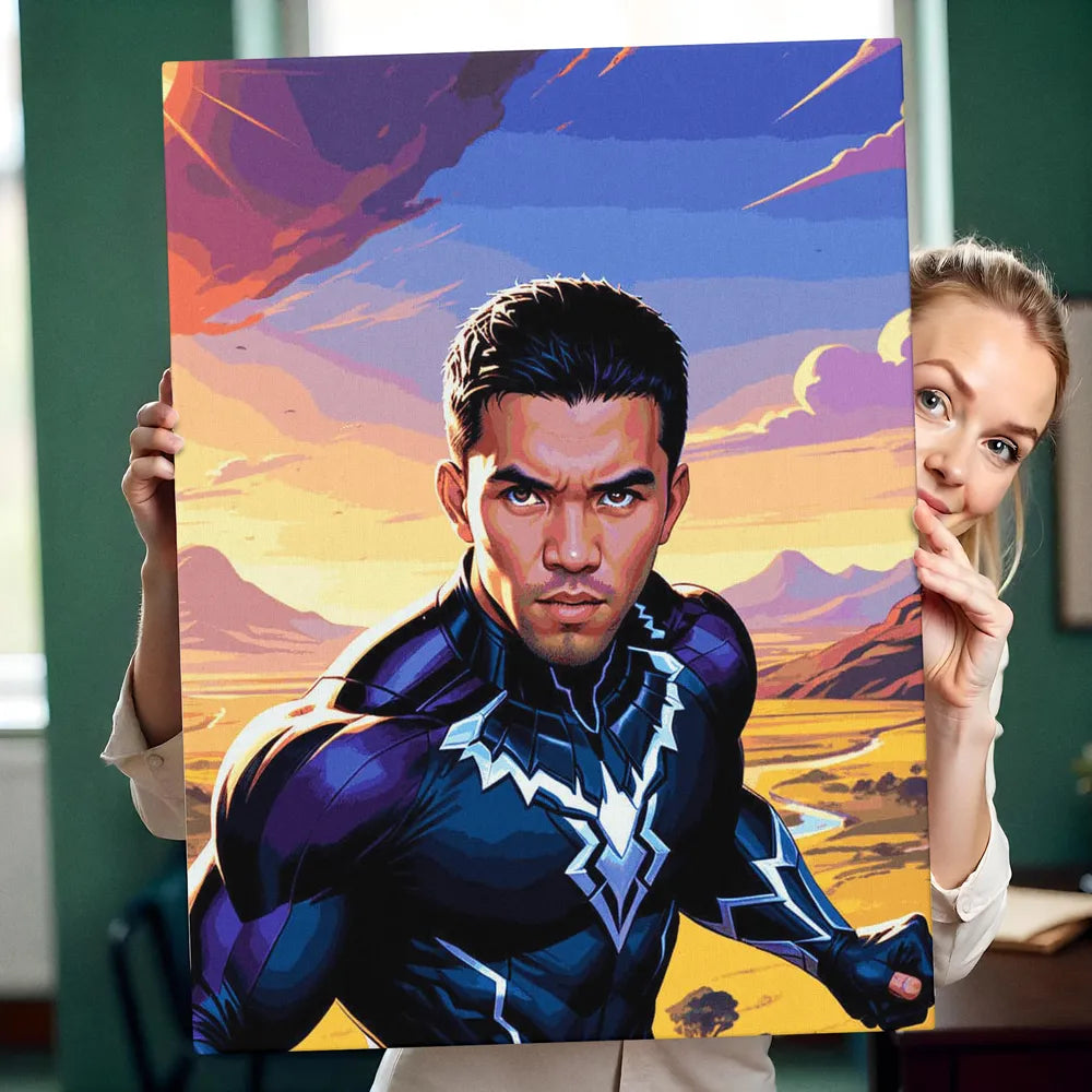 Zestaw do malowania po numerach „Panther Power”.