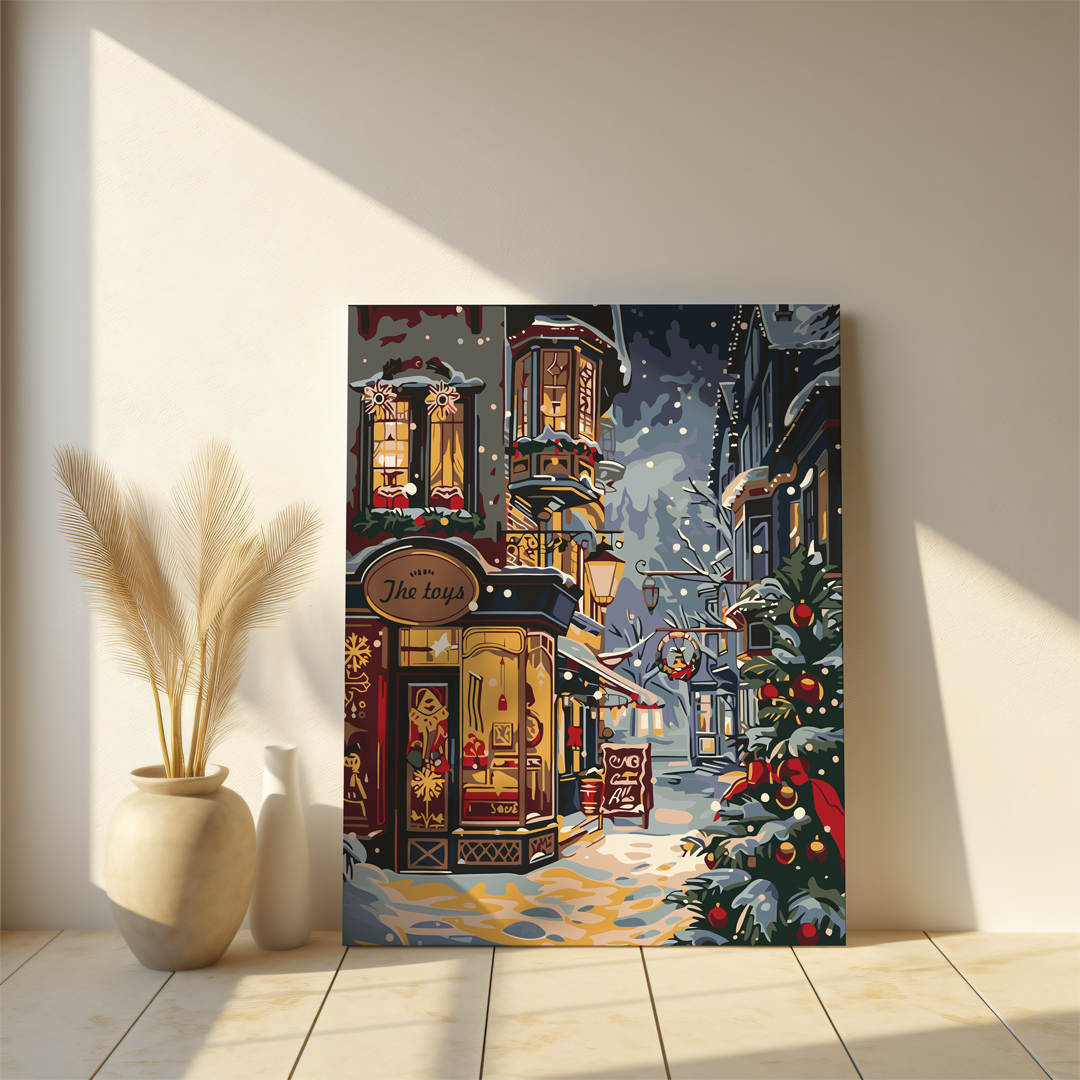 Malowania po Numerach - Świąteczna Uliczka