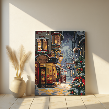 Malowania po Numerach - Świąteczna Uliczka