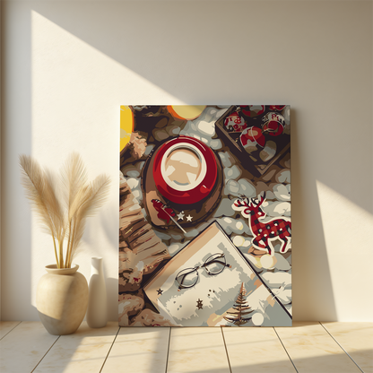 Malowania po Numerach - Ciepły Zimowy Wieczór