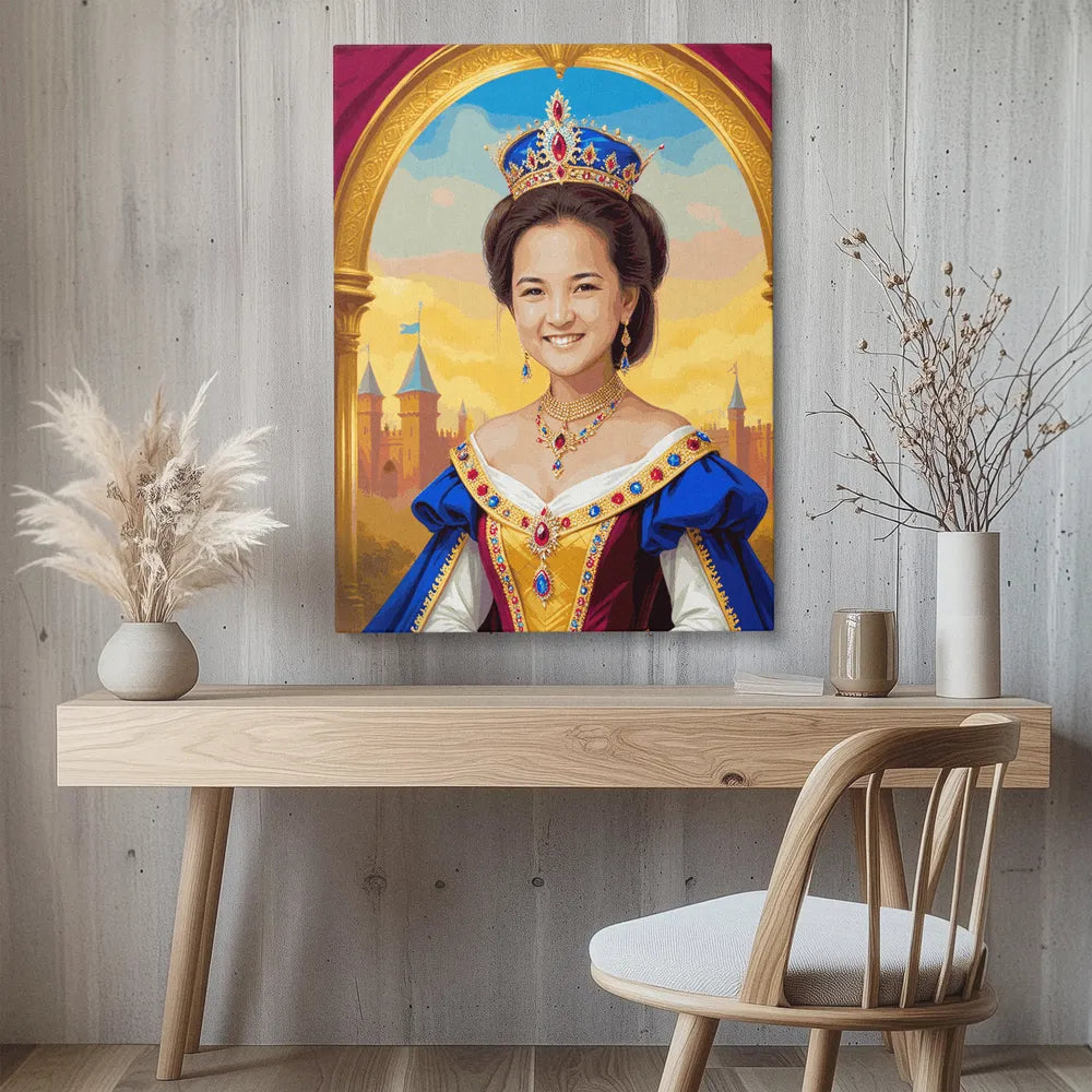 Zestaw do malowania po numerach „Królowa Królowa”