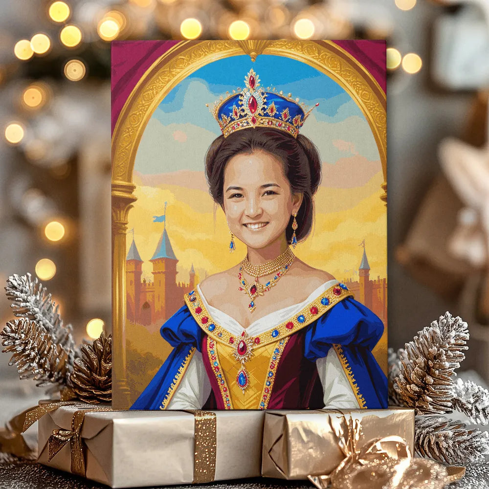 Zestaw do malowania po numerach „Królowa Królowa”